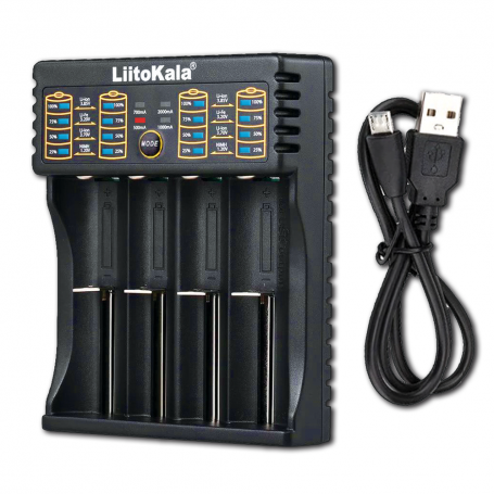 ΦΟΡΤΙΣΤΗΣ ΜΠΑΤΑΡΙΩΝ Ni-Cd/Ni-MH, Li-Ion 4 ΘΕΣΕΩΝ - Lii 402