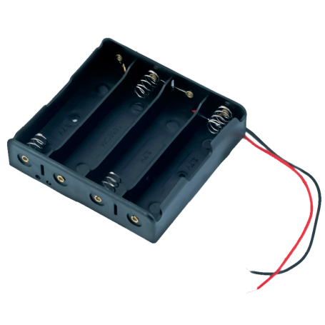 ΘΗΚΗ ΜΠΑΤΑΡΙΑΣ 18650 ΤΕΣΣΑΡΩΝ ΘΕΣΕΩΝ